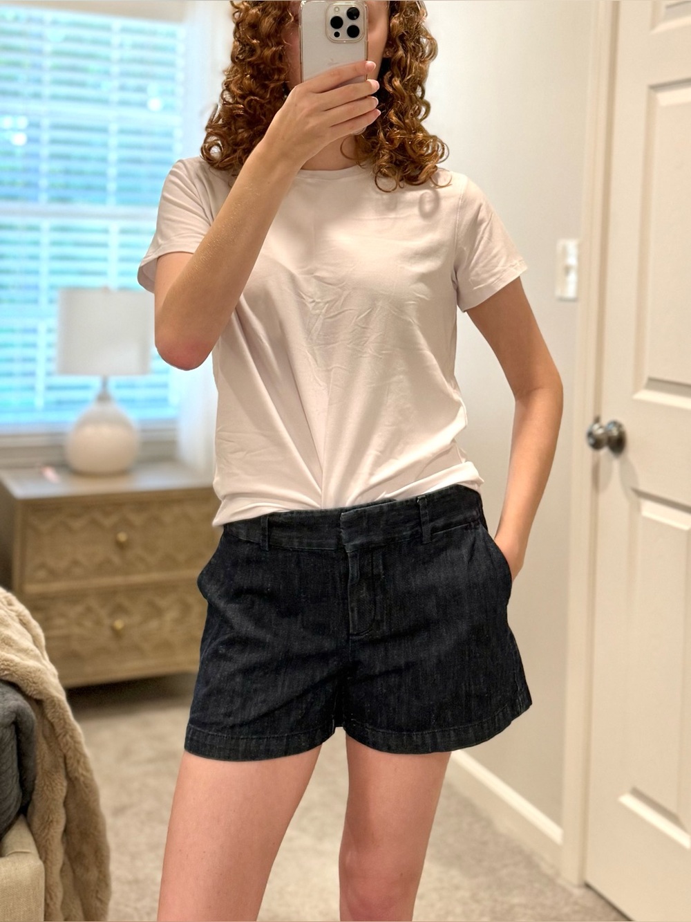 LOFT Dark Demium Shorts Size 6